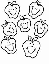 Manzanas Colorat Legumes Contar Frutas Fructe Legume Groente Verduras Pautas Lms Apples Planse Kleurplaten Toamna P125 Comidas Primiiani Vegetais Mazanas sketch template