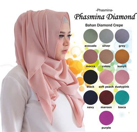 jilbab pashmina diamond warna mocca hijab muslimah