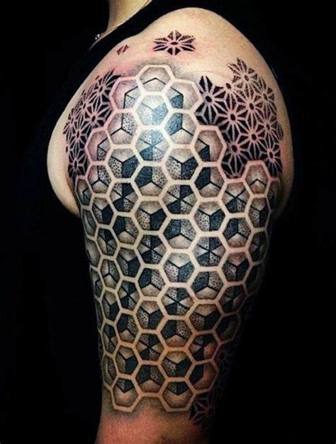 Sacred Geometry Hexagon Tattoo Lineartdrawingssketches