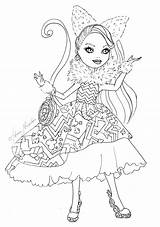 Coloring Ever After High Pages Kitty Cheshire Royal Printable Wonderland Hatter Madeline Girl Too Way Print Rebels Getcolorings Getdrawings Color sketch template