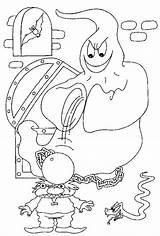Halloween Ghost Coloring Pages Instruments Torture Ghosts Kids F8k Source Fun Hellokids Print Color sketch template