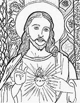 Jesus Easy Coloring Pages Sketch Drawing Face Adults Christ Painting Line Draw Adult Lawrence Color Drawings Sheets Sketches Paintings Paintingvalley sketch template