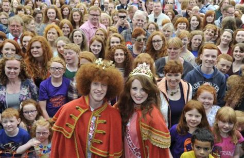 2 000 redheads held a convention to celebrate all things ginger metro