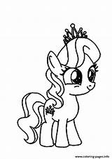 Pony Coloring Little Tiara Diamond Pages Scootaloo Printable Albert Einstein Color Print Online Unicorn Colouring Kids sketch template