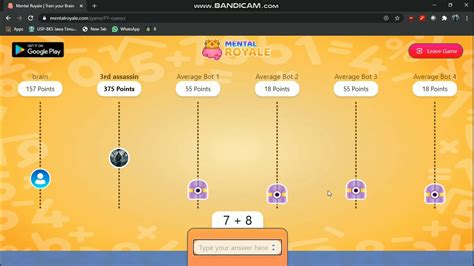 playing math mental royale youtube