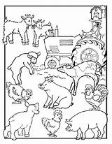 Coloring Pages Farm Old Macdonald Had Comments sketch template