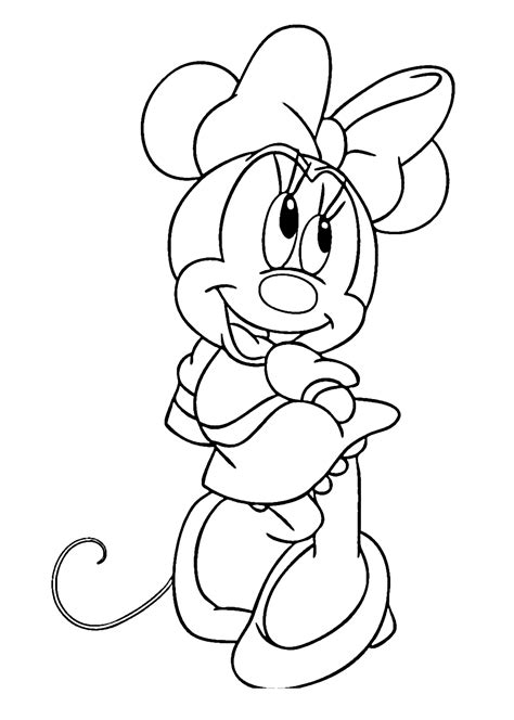 mickey mouse mini coloring pages  kids printable  minnie mouse