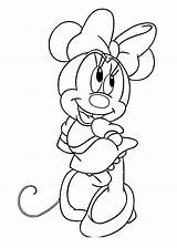 Mouse Mickey Drawing Kids Minnie Coloring Outline Easy Line Drawings Mini Pages Printable Disney Cartoon Draw Cute Simple Kid Pencil sketch template