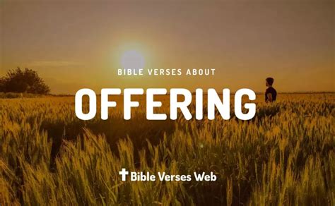 bible verses  offering king james version
