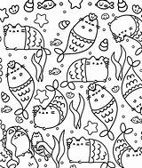 Pusheen Kolorowanki Kawaii Kolorowanka Sushi Syrenka Printable Kotka Koty Colorir Kids Colouring Gifyagusi Coloringhome Ausmalbilder Books Colorare Rolls Cores Lubię sketch template