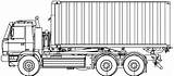 Tatra T815 6x6 Truck sketch template