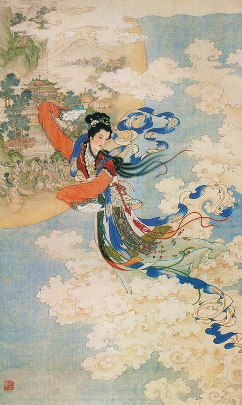 chinese mythology  mandate  heaven illustration