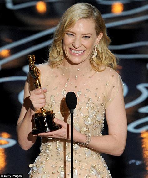 cate blanchett takes home best actress at the oscars for blue jasmine daily mail online