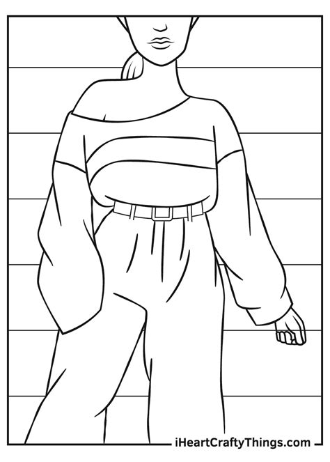 fashion coloring pages updated