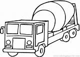 Coloring Pages Truck Transportation Mixer Cement Printable Toddlers Color Log Land Transport Colouring Preschoolers Clipart Print Getcolorings Forklift Crafts Preschool sketch template
