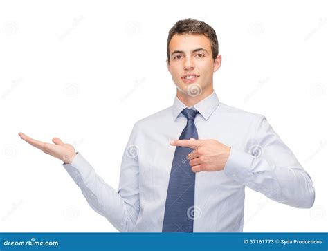 man showing    palm   hand stock image image