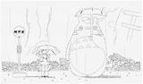 Totoro Pngkey sketch template
