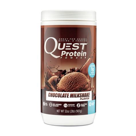 Quest Nutrition Protein Powder Milkshake Chocolate 2 Lbs 888849000517