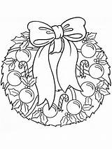 Wreath Coloring Pages Printable Holiday Recommended Mycoloring Color sketch template