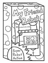 Continued Inktober Robot Coloring Bunch Pages sketch template