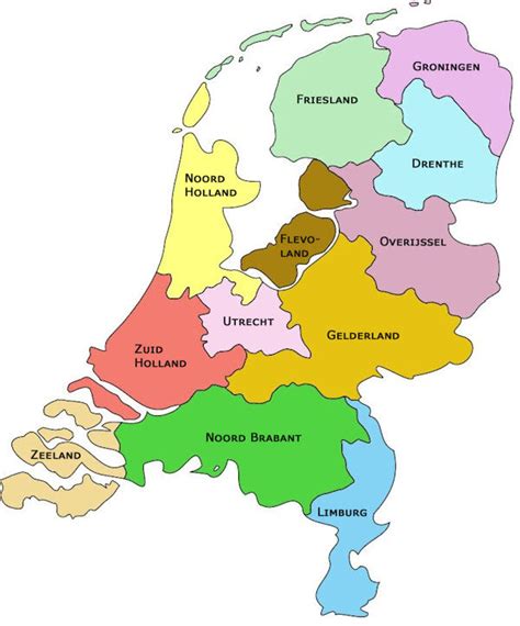 provincies nederland kaart politieke versnippering hemelvaarts