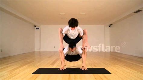 yoga duo show   skills youtube