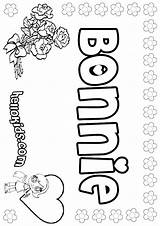 Bonnie Danika Coloring Pages Names Hellokids Print Color Online sketch template
