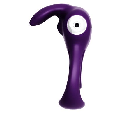 vedo thunder bunny rechargeable dual c ring deep purple