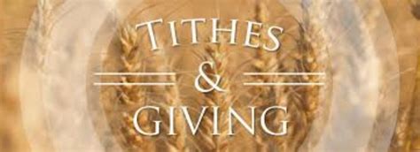 giving tithe southeast hope assembly