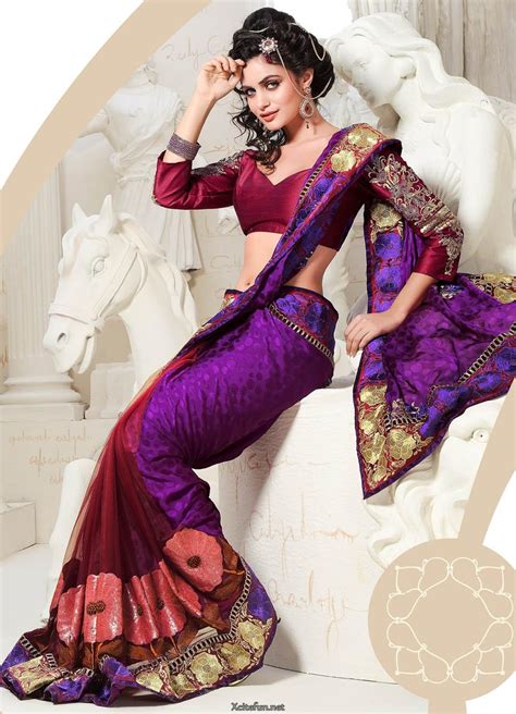 Indian Bridal Party Wear Sarees For Girls