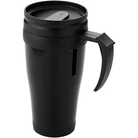 mug isotherme daytona ml noir imprime  personnalise pour votre entreprise crafters