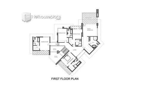 unique  storey house plan  bedroom house design nethouseplans