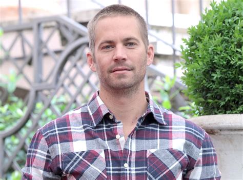 Plaid Lad From Paul Walker A Life In Pictures E News