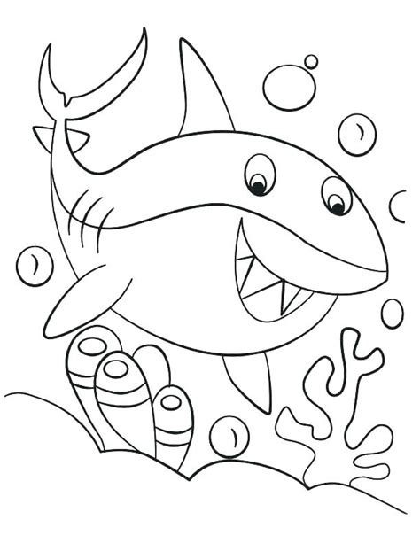 baby shark coloring pages  getcoloringscom  printable