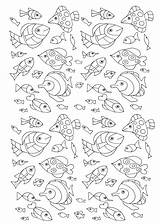 Fish Coloring Pages Little Pisces Color Water Print Worlds Fishes Adult Numerous Kids Adults Printable Lot Sea Children Dolphin Justcolor sketch template