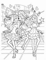 Barbie Coloring Pages Kids Print Games Google sketch template