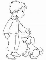 Boy Puppy Coloring Pages sketch template