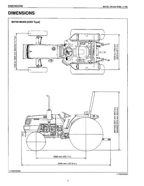 kubota  tractor factory service repair manual