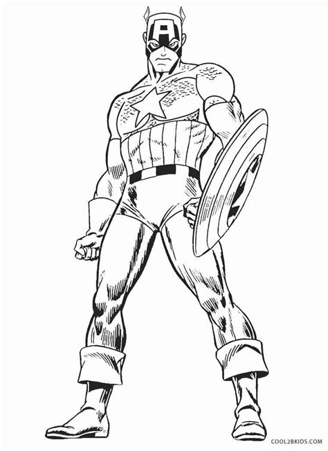captain america coloring page  printable captain america coloring