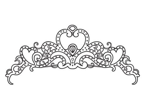 printable princess crown coloring page    https