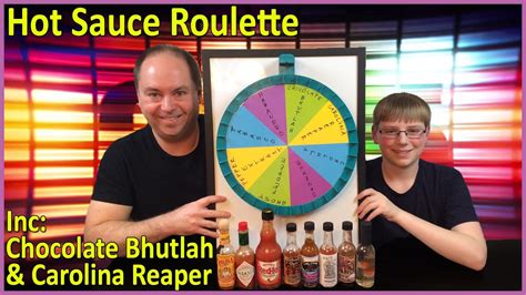 hot sauce roulette chocolate bhutlah carolina reaper extract challenge crude brothers