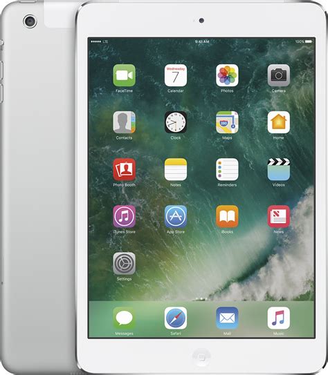 buy apple ipad mini   wi fi cellular gb att silverwhite mflla