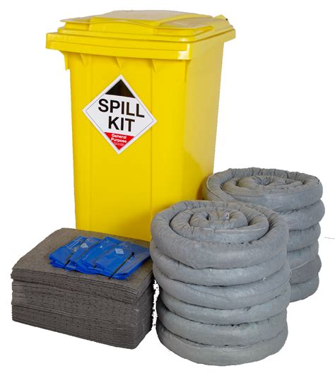 general purpose spill kit  wheelie bin litres gsk