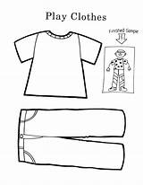 Clothes Worksheet Worksheets Pajamas Pajama Tie Sheets sketch template