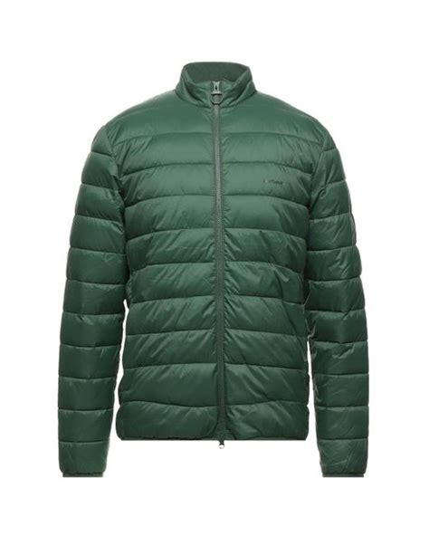 barbour penton quilt fibre  green jacket  men lyst