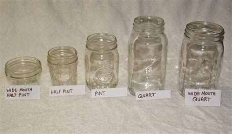 gods growing garden  basics  canning jar sizes