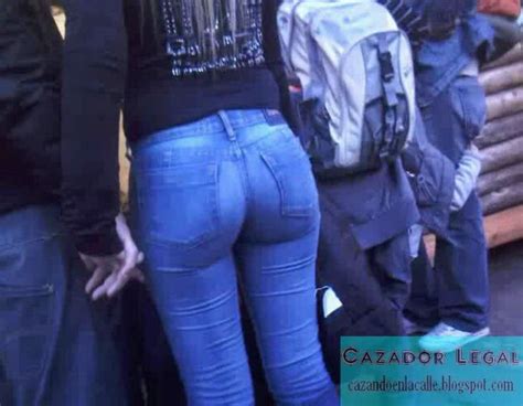 tight jeans ass candid