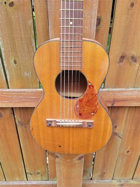 early 60 s kay terz 3 4 paarlor size flattop acoustic guitar rare ebay