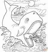 Jonah Whale Jona Wal Ausmalbild Jonas Baleia Malvorlage sketch template