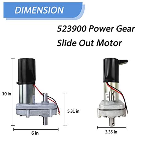 rv power gear   motor pn       motor replacement